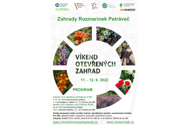 Víkend otevřených zahrad - Rozmarínek Petráveč